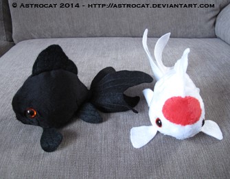 goldfish plush pattern