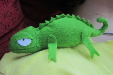 lizard plush pattern