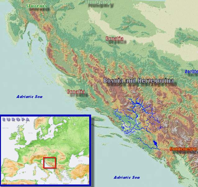 neretva mapa Image   Mapa Neretva u BiH. | Neretva Wiki | FANDOM powered by  neretva mapa