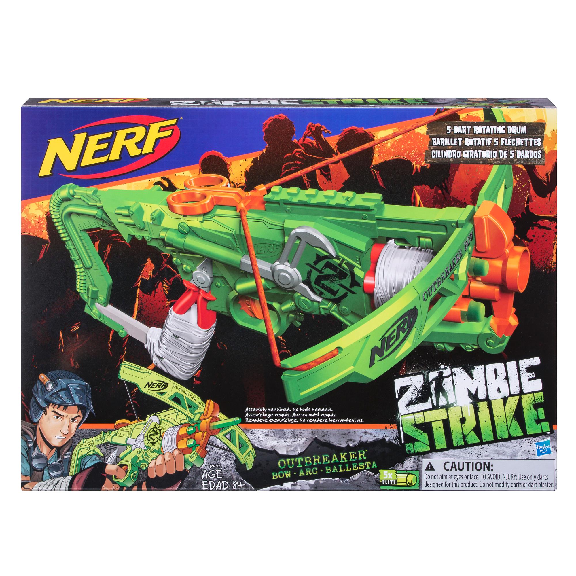 nerf zombie outbreaker bow