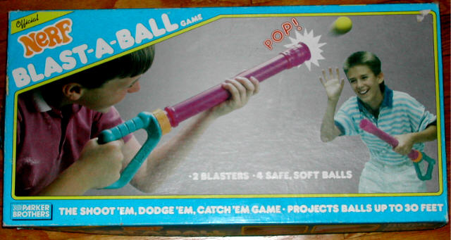 nerf blast a ball