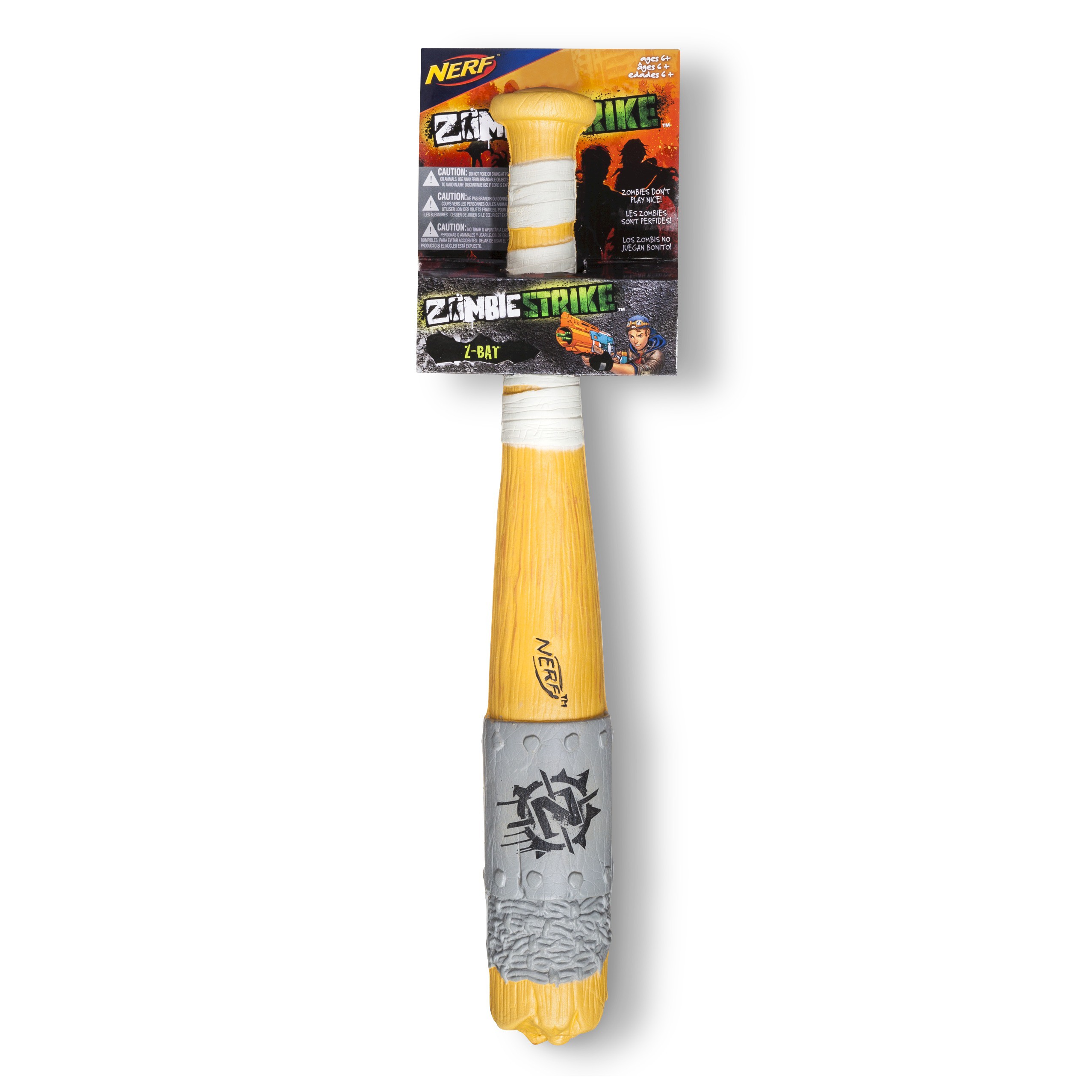 nerf zombie strike foam bat