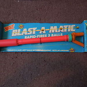 nerf blast a ball