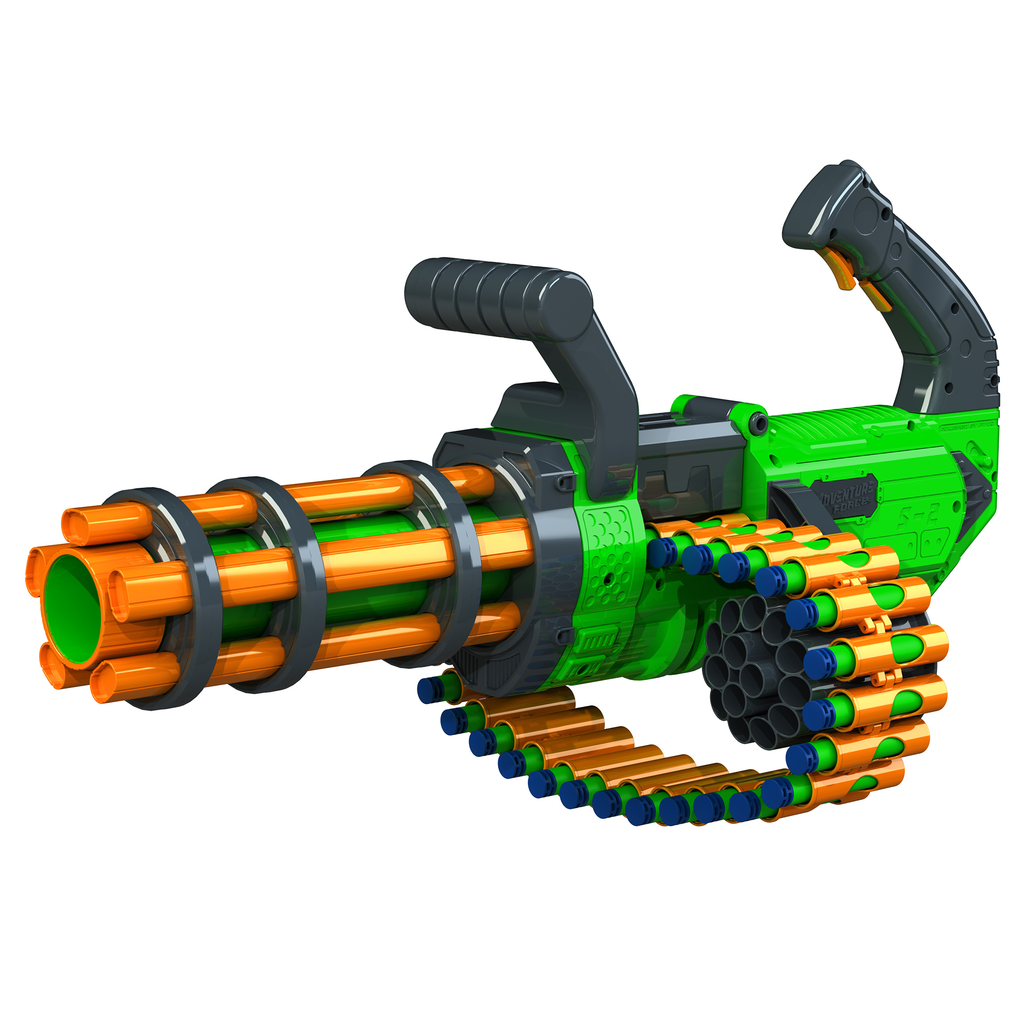 V-Twin Motorized Gatling Belt Dart Blaster | Nerf Wiki | Fandom