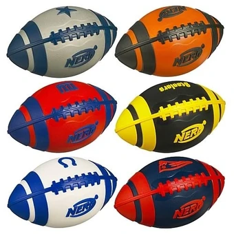 nerf football nfl teams