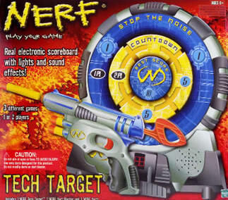 nerf electronic target