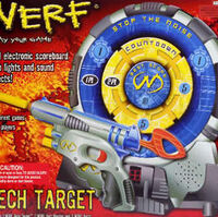 nerf electronic target board