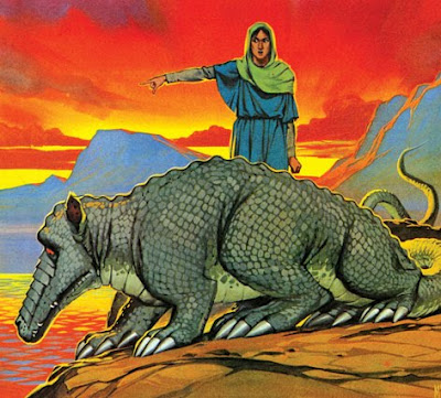 Tarasque and St Martha, Angus McBride