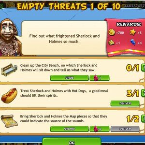 Empty Threats Quest Set New Rock City Wiki Fandom