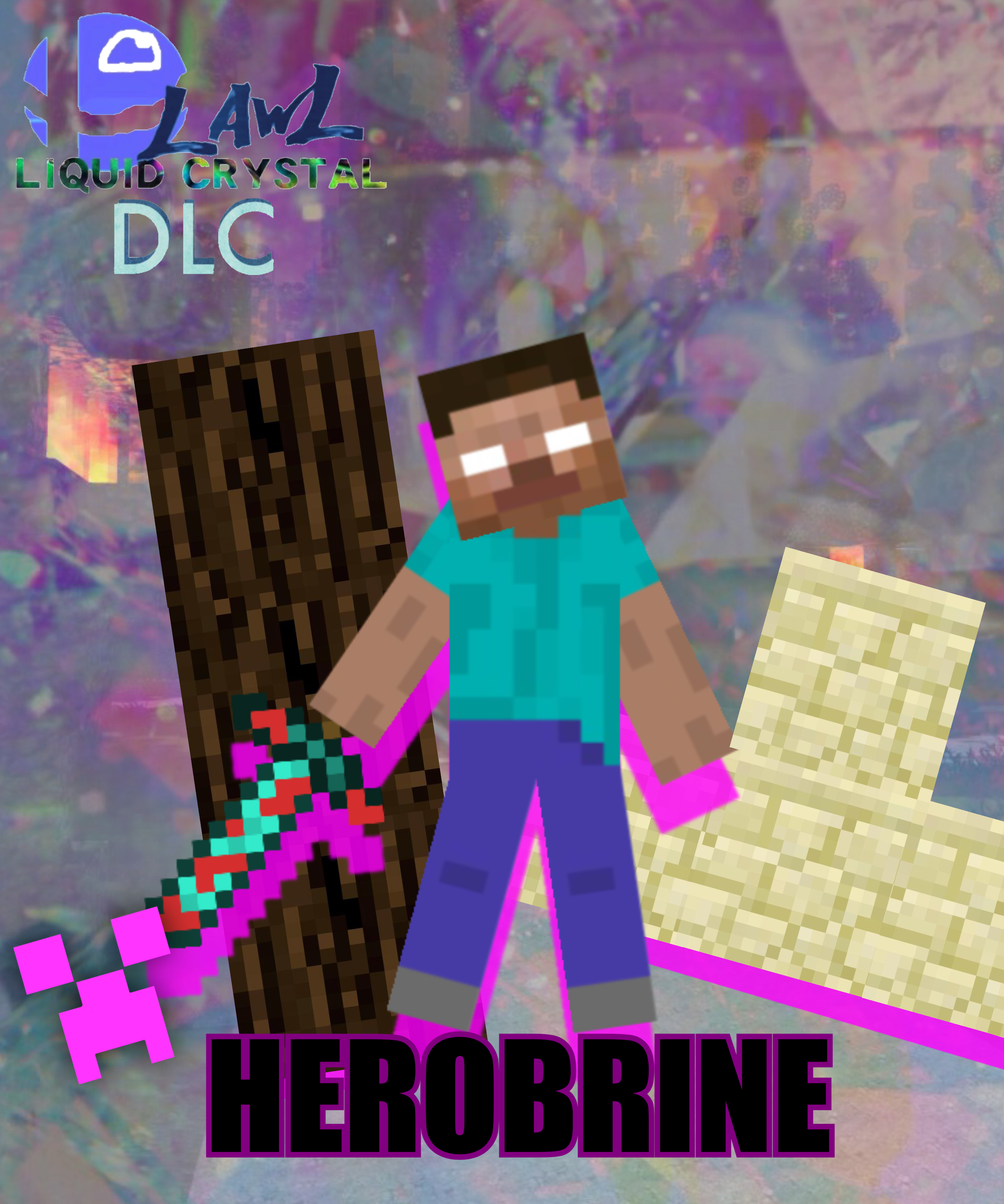 Herobrine Minecraft Face Paint