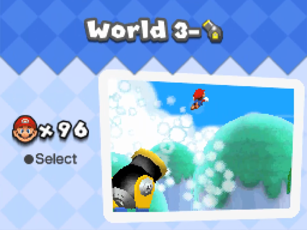 how to get world 3 cannon super mario bros 2