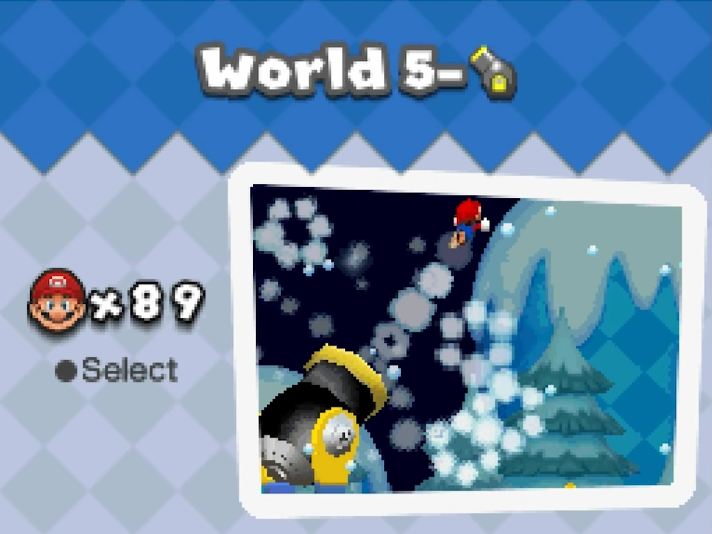 World 5Cannon (Newer Super Mario Bros. DS) Newer Super Mario Bros
