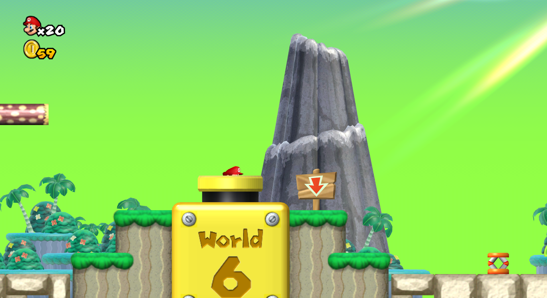 super mario bros wii world 4