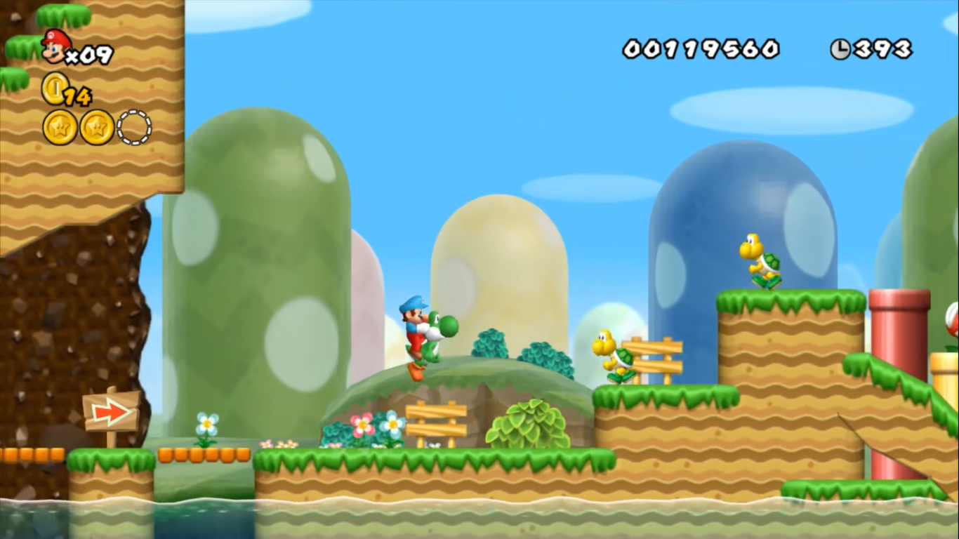 super mario bros wii game