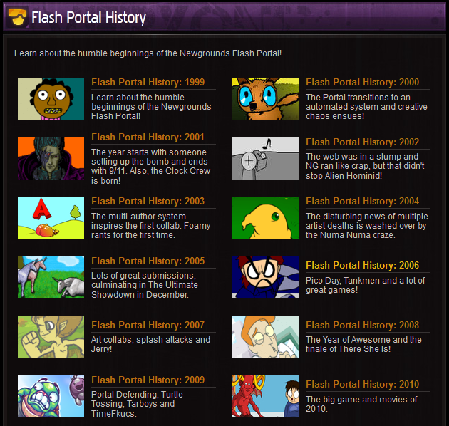 Flash Portal History | Wikigrounds, the free Newgrounds encyclopedia ...