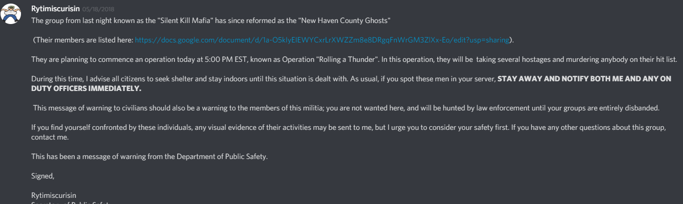 New Haven County Ghosts New Haven County Wiki Fandom - roblox mafia discord