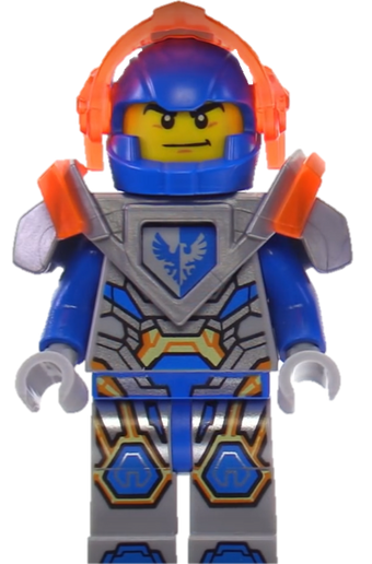 lego nexo knights stone clay minifigure