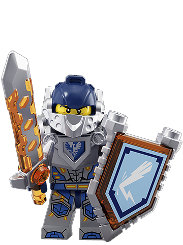 lego nexo knights stone clay