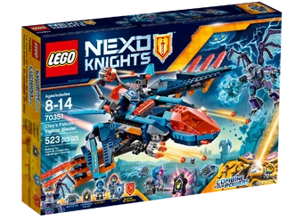 lego nexo knights clay's falcon fighter blaster 70351