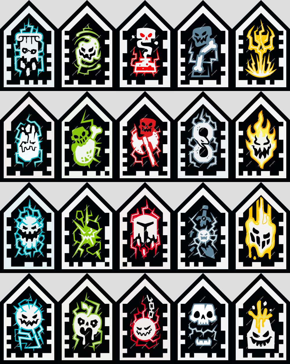 Щиты нексо найтс картинки для сканирования