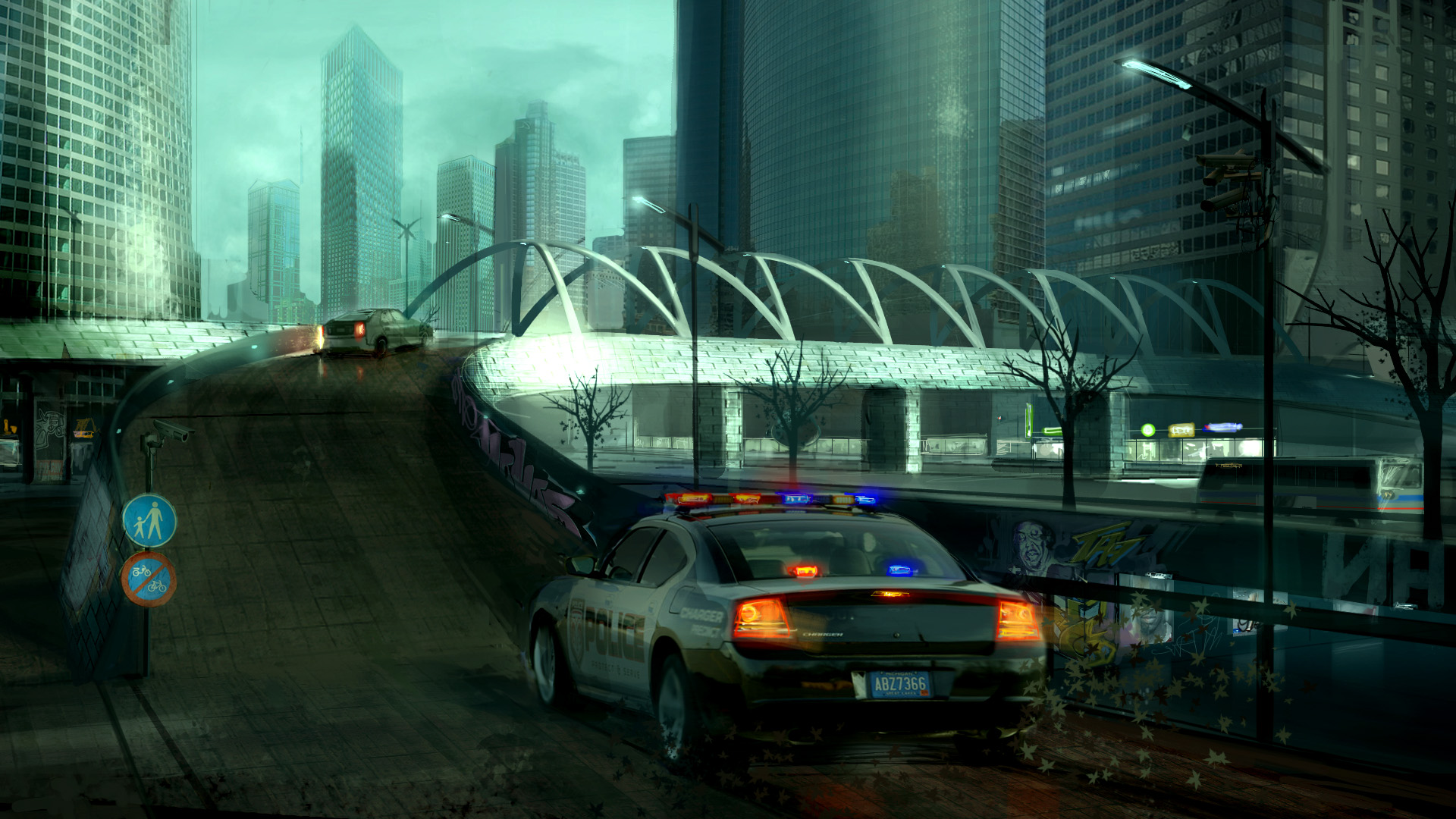 Nfs города. Андерковер город. NFS Undercover город. Need for Speed Undercover 2. NFS Underground 2 город.