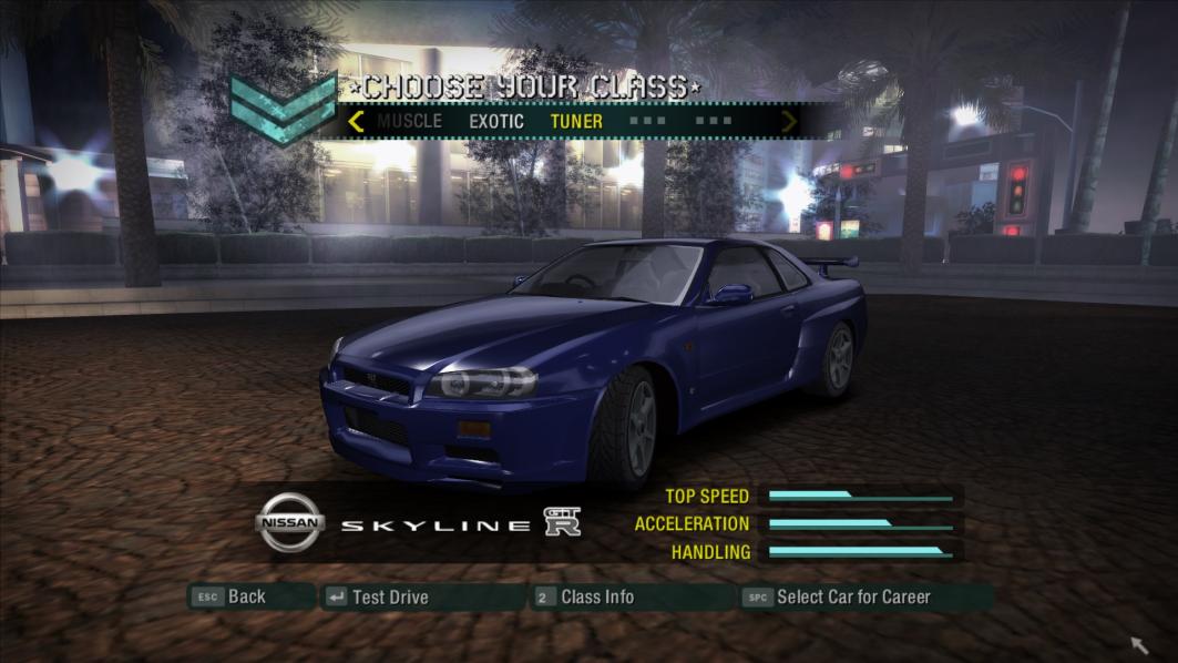 need for speed carbon unlock cars