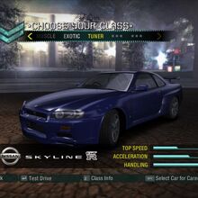 Starter Cars Need For Speed Carbon Wiki Fandom