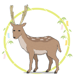 The deer | Nichijou Wiki | Fandom