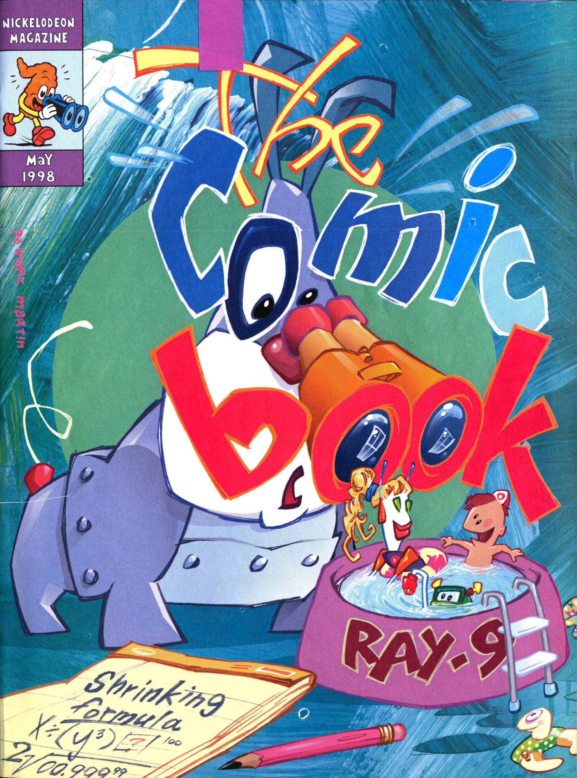 Image Nickelodeon Magazine Comic Book Cover May 1998 With Sam Hill Ray 9 Nickelodeon