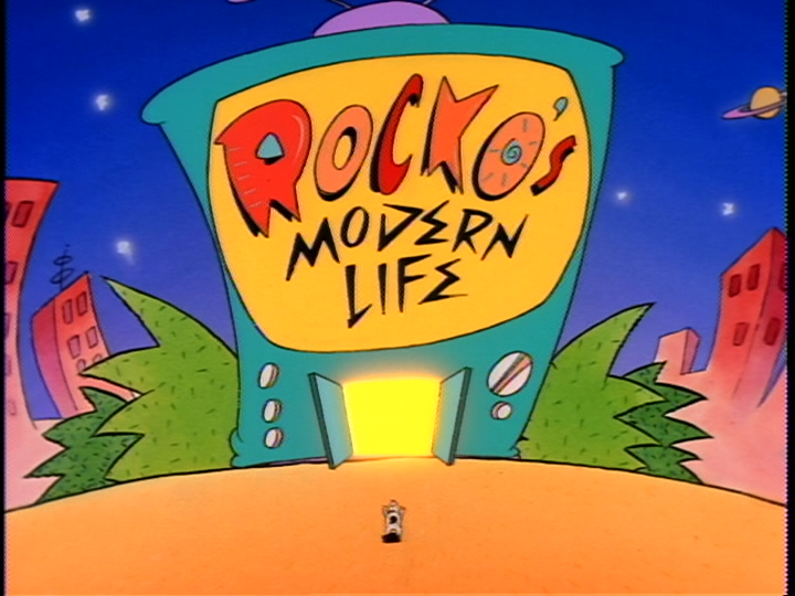 Rocko’s Modern Life Classic Cartoon Nickelodeon 90s Set of 2 Key Chains