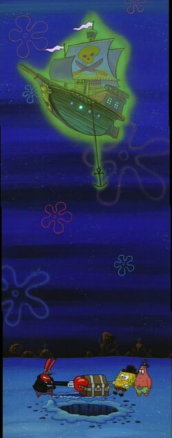 SpongeBob and Krabs fight over treasure