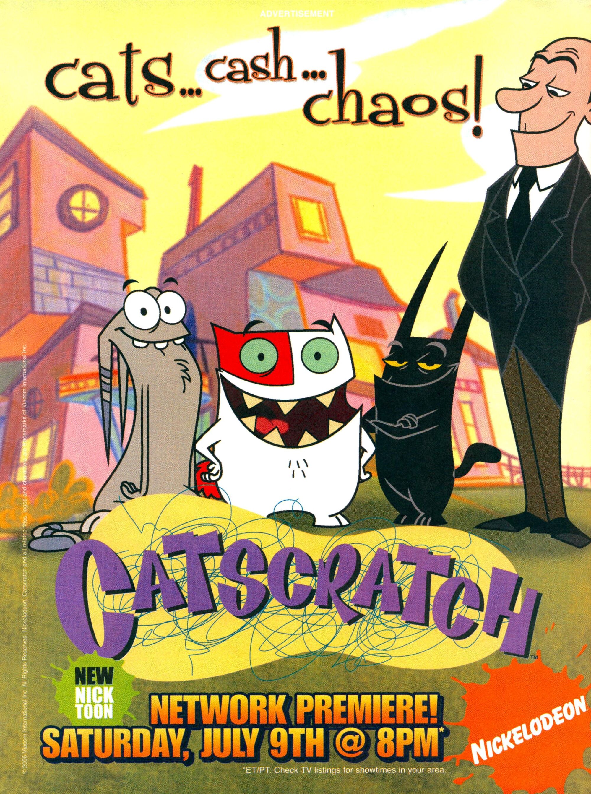 Image Catscratch Premiere print ad Nick Mag Aug 2005.jpg