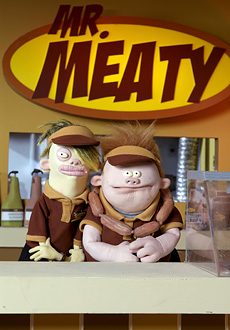 mr meaty show characters