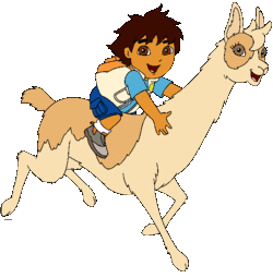 Go Diego Go Linda Llama