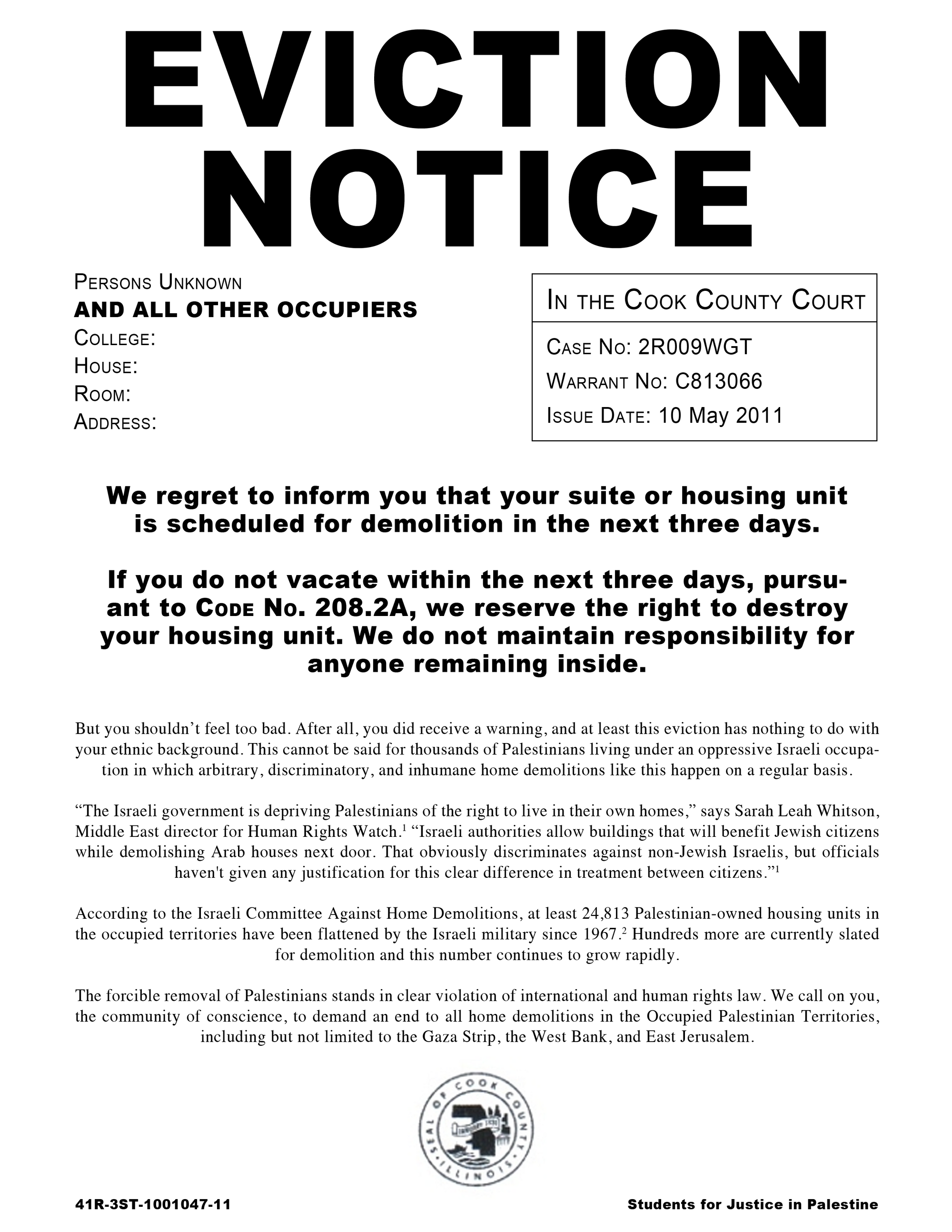 Free Printable Eviction Notice Tennessee