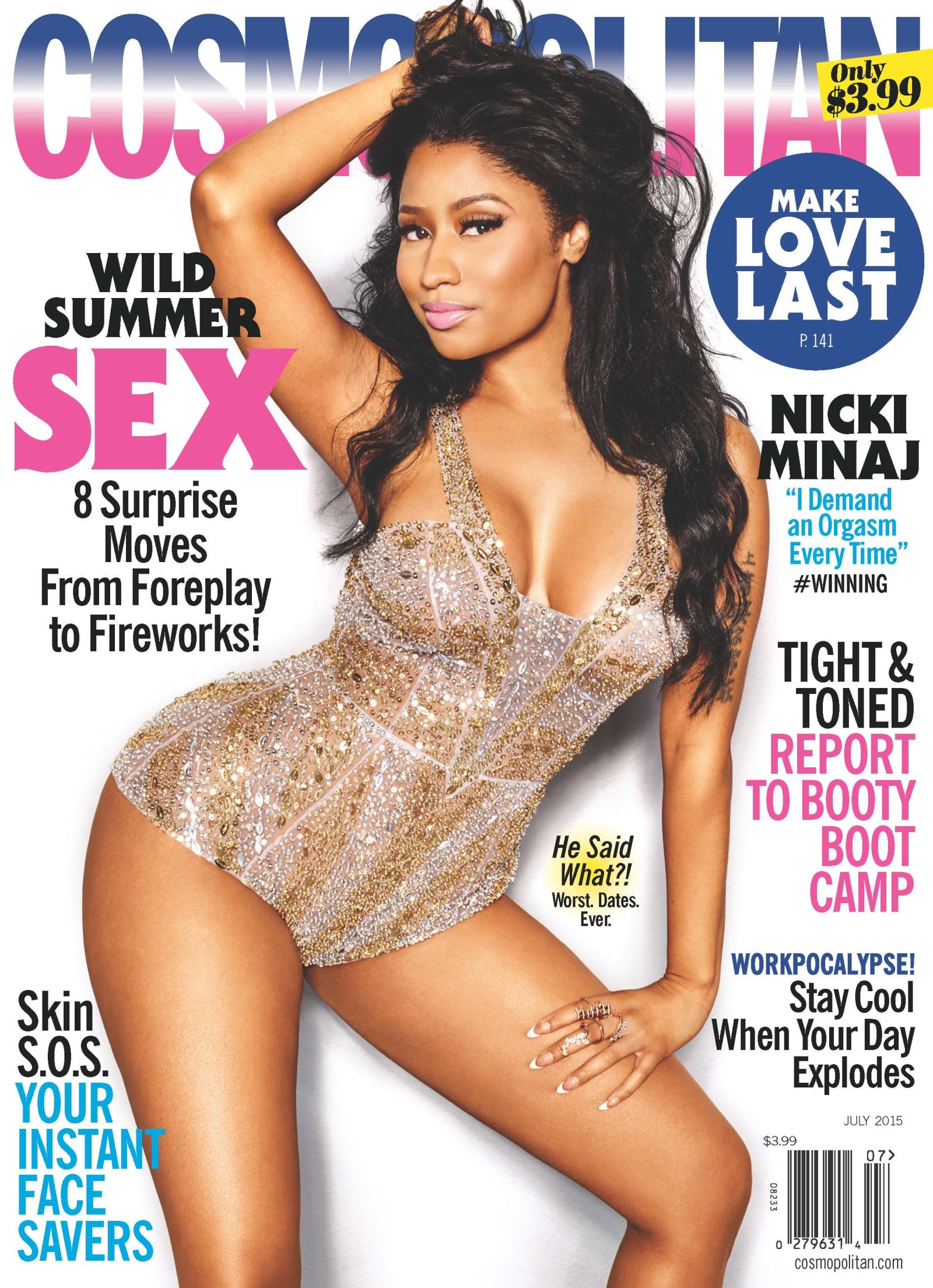 Imagen Cosmo Mag 2015 Cover Nicki Minaj Wiki Fandom Powered By Wikia 