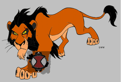 Scar with the Liger Omnitrix