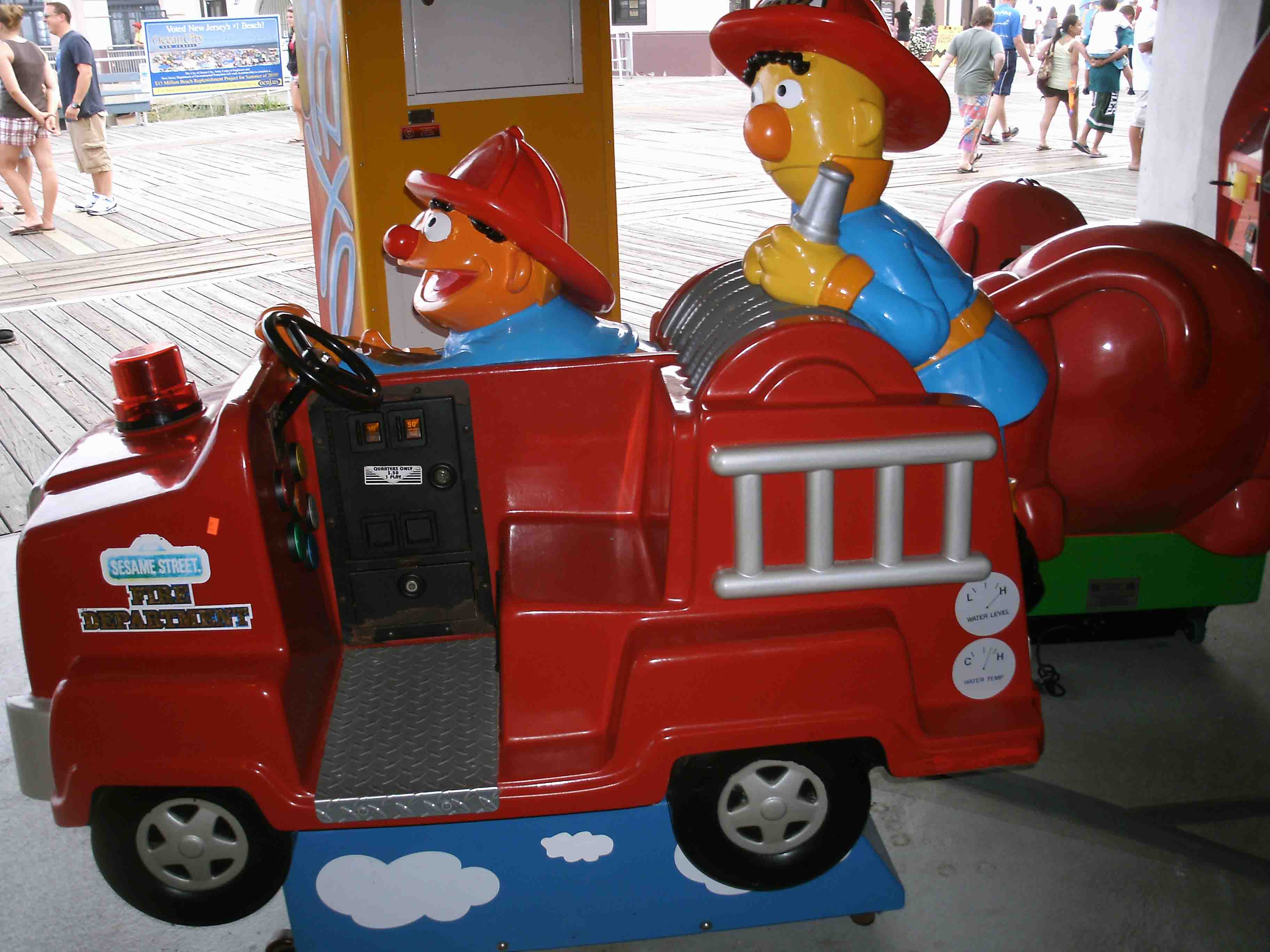 kiddie ride fire truck