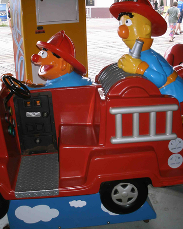 fire truck kiddie ride