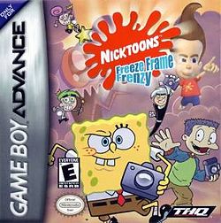 Nicktoons Freeze Frame Frenzy Cover