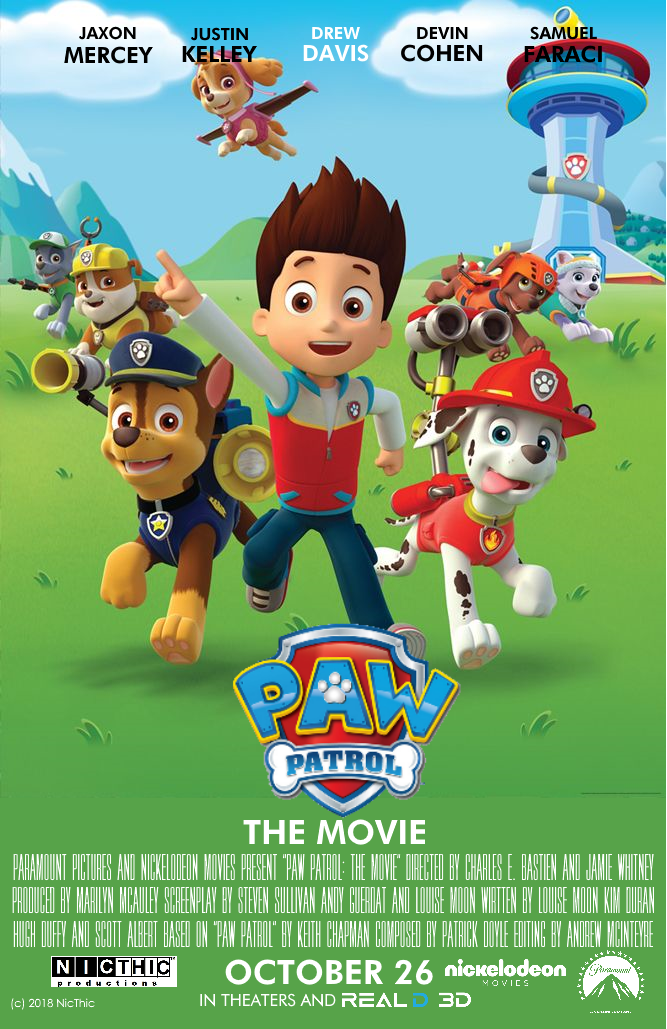 PAW Patrol: The Movie | NicThic Wiki | FANDOM powered by Wikia