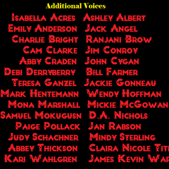 List Of Additional Voices Nicthic Wiki Fandom