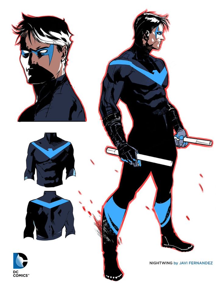 Nightwing | DC Rebirth Minecraft Skin