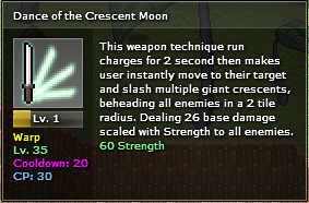 Crescent moon jutsu