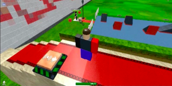 How To Go Up The Ramp In Roblox Ninja Warrior