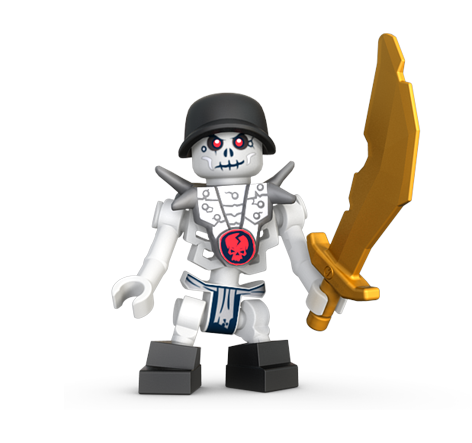 lego ninjago skeleton