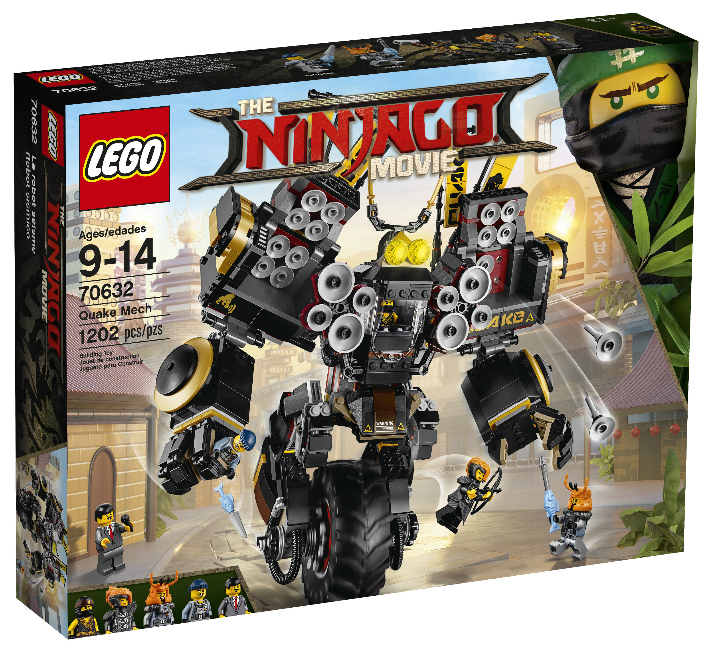 LEGO 70632 Ninjago Quake Mech 2018 Building Toy Set 1202 Pieces Ages 9-14