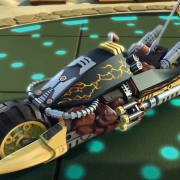 lego ninjago blaster bike