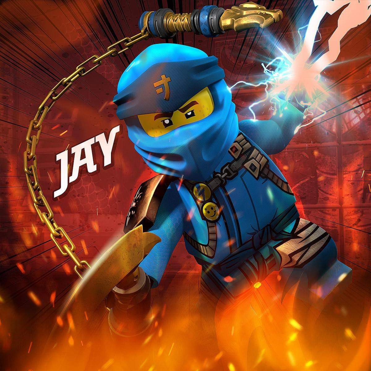 ninjago jay poster