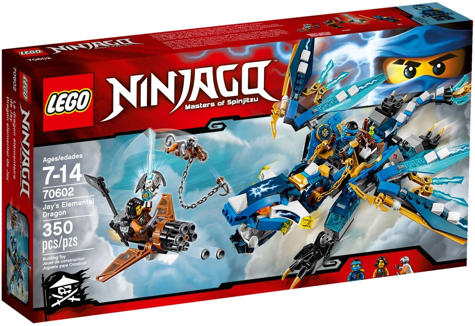 70602 Jay's Elemental Dragon Ninjago Wiki Fandom
